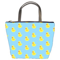 Rubber Duck Pattern Bucket Bag by Valentinaart