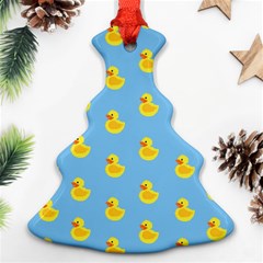 Rubber Duck Pattern Ornament (christmas Tree) 