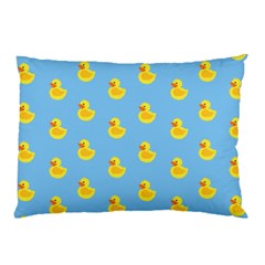 Rubber Duck Pattern Pillow Case (two Sides) by Valentinaart