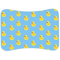 Rubber Duck Pattern Velour Seat Head Rest Cushion by Valentinaart