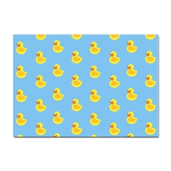 Rubber Duck Pattern Sticker A4 (10 Pack) by Valentinaart