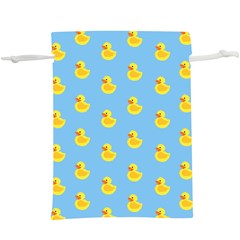 Rubber Duck Pattern Lightweight Drawstring Pouch (xl) by Valentinaart