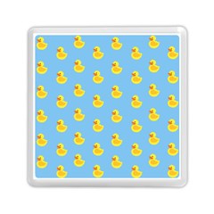 Rubber Duck Pattern Memory Card Reader (square) by Valentinaart