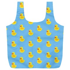 Rubber Duck Pattern Full Print Recycle Bag (xxxl) by Valentinaart