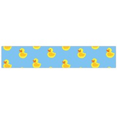 Rubber Duck Pattern Large Premium Plush Fleece Scarf 