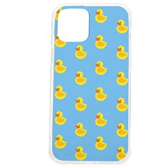 Rubber Duck Pattern Iphone 12 Pro Max Tpu Uv Print Case by Valentinaart