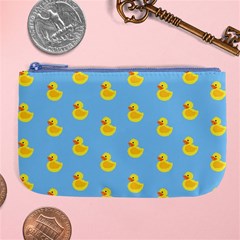 Rubber Duck Pattern Large Coin Purse by Valentinaart