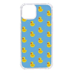 Rubber Duck Pattern Iphone 14 Tpu Uv Print Case by Valentinaart