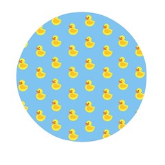 Rubber Duck Pattern Mini Round Pill Box by Valentinaart