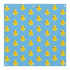 Rubber Duck Pattern Banner And Sign 3  X 3  by Valentinaart