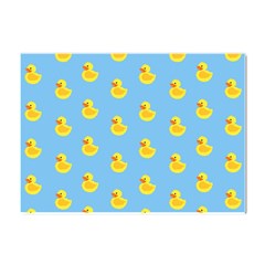 Rubber Duck Pattern Crystal Sticker (a4) by Valentinaart