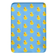 Rubber Duck Pattern Rectangular Glass Fridge Magnet (4 Pack) by Valentinaart