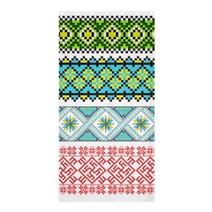 Ukraine Ornament Pattern Symbolism Geometric Shower Curtain 36  X 72  (stall) 