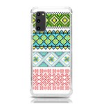 Ukraine Ornament Pattern Symbolism Geometric Samsung Galaxy S20 6.2 Inch TPU UV Case Front