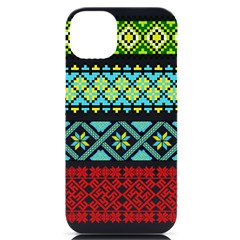 Ukraine Ornament Pattern Symbolism Geometric Iphone 14 Plus Black Uv Print Case