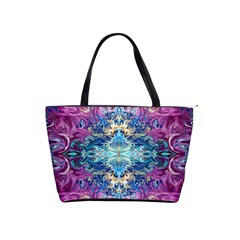 Orchids Pour  Classic Shoulder Handbag by kaleidomarblingart