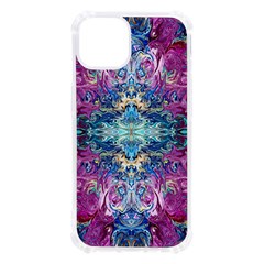 Orchids Pour  Iphone 13 Tpu Uv Print Case by kaleidomarblingart