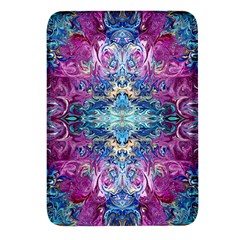 Orchids Pour  Rectangular Glass Fridge Magnet (4 Pack) by kaleidomarblingart