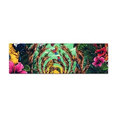 Monkey Tiger Bird Parrot Forest Jungle Style Sticker (bumper) by Grandong