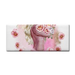 Women With Flowers Hand Towel by fashiontrends