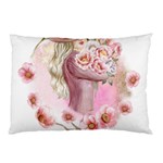 Women with flowers Pillow Case (Two Sides) Front