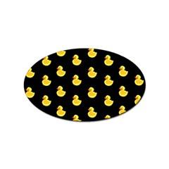 Rubber Duck Sticker (oval) by Valentinaart