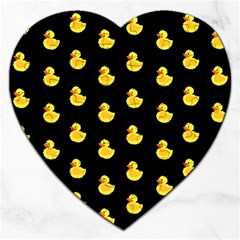 Rubber Duck Jigsaw Puzzle (heart) by Valentinaart