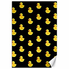 Rubber Duck Canvas 20  X 30  by Valentinaart