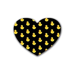 Rubber Duck Rubber Heart Coaster (4 Pack)