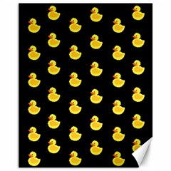 Rubber Duck Canvas 11  X 14  by Valentinaart