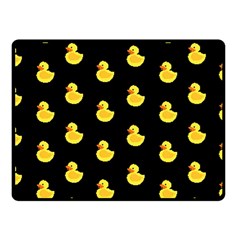 Rubber Duck Fleece Blanket (small) by Valentinaart