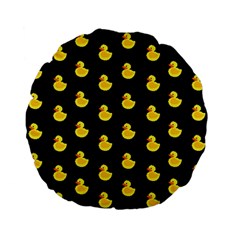 Rubber Duck Standard 15  Premium Flano Round Cushions by Valentinaart