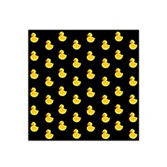 Rubber Duck Satin Bandana Scarf 22  X 22  by Valentinaart