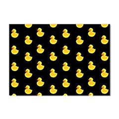 Rubber Duck Crystal Sticker (a4) by Valentinaart