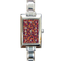 Kaleidoscope Dreams  Rectangle Italian Charm Watch by dflcprintsclothing