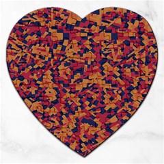 Kaleidoscope Dreams  Jigsaw Puzzle (heart) by dflcprintsclothing