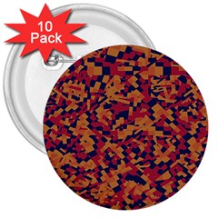 Kaleidoscope Dreams  3  Buttons (10 Pack)  by dflcprintsclothing