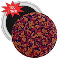 Kaleidoscope Dreams  3  Magnets (100 Pack) by dflcprintsclothing