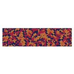 Kaleidoscope Dreams  Oblong Satin Scarf (16  X 60 ) by dflcprintsclothing