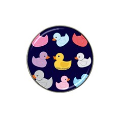 Duck Pattern Hat Clip Ball Marker (4 Pack) by NerdySparkleGoth