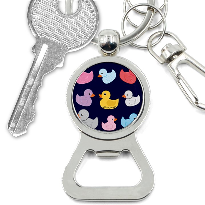 Duck Pattern Bottle Opener Key Chain