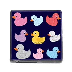 Duck Pattern Memory Card Reader (square 5 Slot) by NerdySparkleGoth