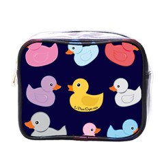 Duck Pattern Mini Toiletries Bag (one Side)