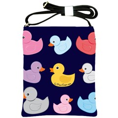 Duck Pattern Shoulder Sling Bag by NerdySparkleGoth