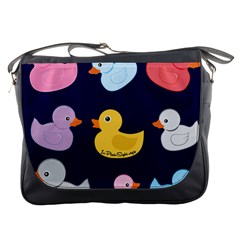 Duck Pattern Messenger Bag by NerdySparkleGoth