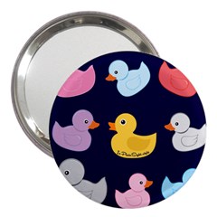 Duck Pattern 3  Handbag Mirrors by NerdySparkleGoth