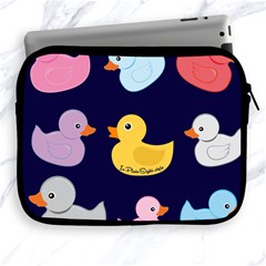 Duck Pattern Apple Ipad 2/3/4 Zipper Cases by NerdySparkleGoth