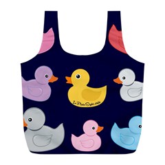 Duck Pattern Full Print Recycle Bag (l) by NerdySparkleGoth