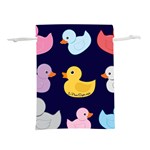 Duck Pattern Lightweight Drawstring Pouch (S) Front