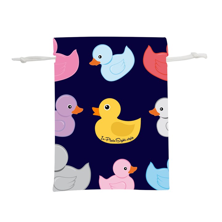 Duck Pattern Lightweight Drawstring Pouch (S)